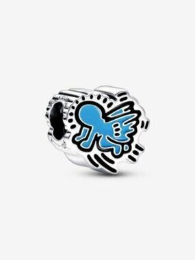 Pandora Keith Haringa x Pandora Radiant Angel Charm